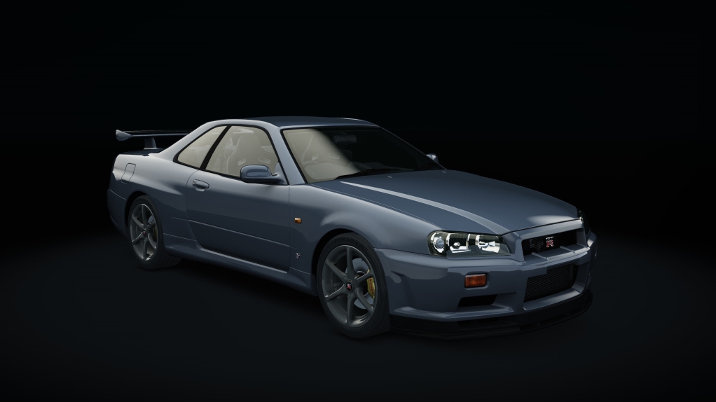 Nissan Skyline GTR R34 MTBRacing, skin 02_athlete_silver