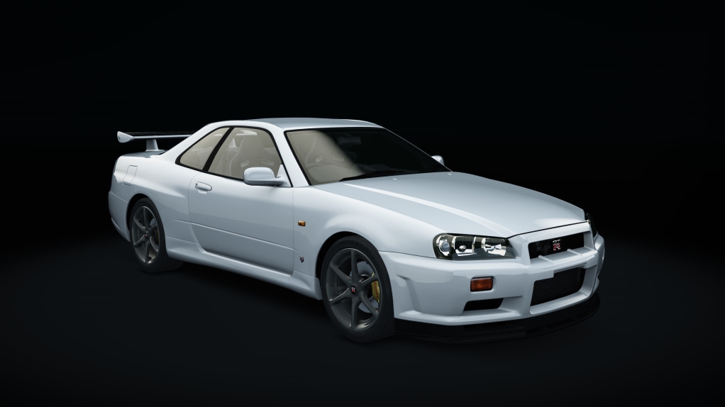 Nissan Skyline GTR R34 MTBRacing, skin 05_pearl_white