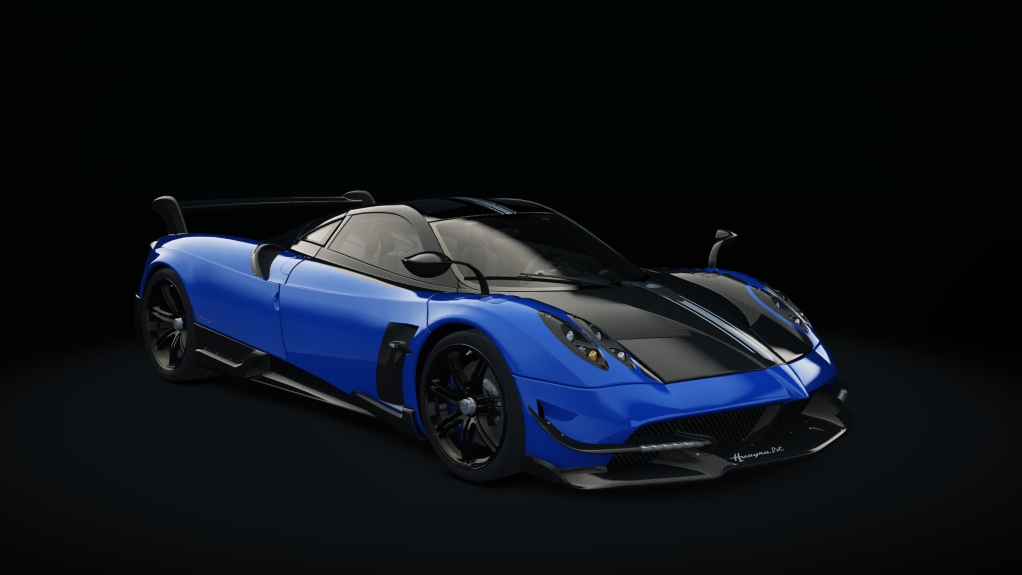 Pagani Huayra BC, skin blue_carbon_silver