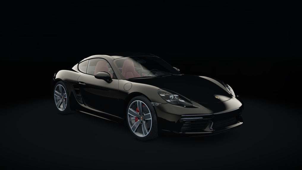 Porsche 718 Cayman S, skin 03_black