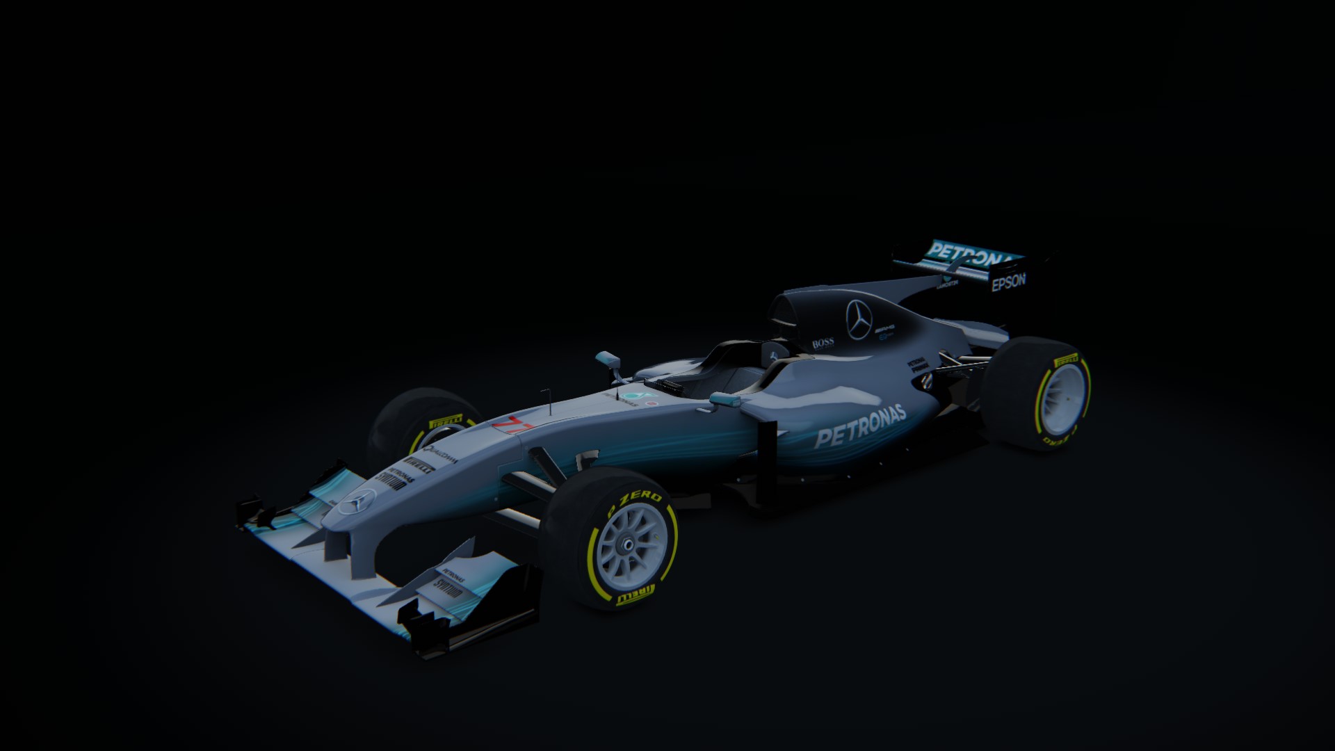 Lotus Exos 125, skin Mercedes_W08_bottas