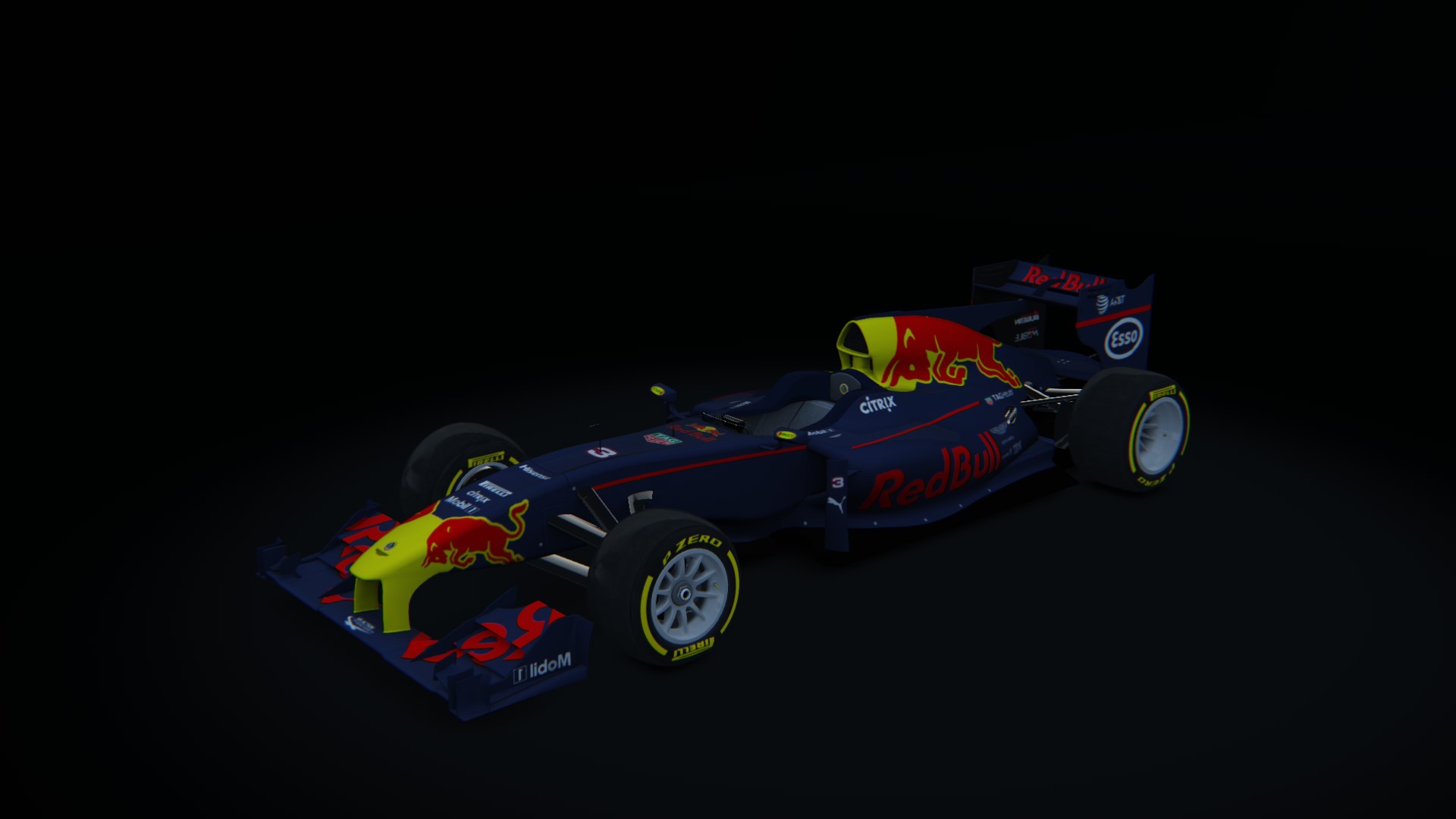 Lotus Exos 125, skin RedBull_RB13_ricciardo