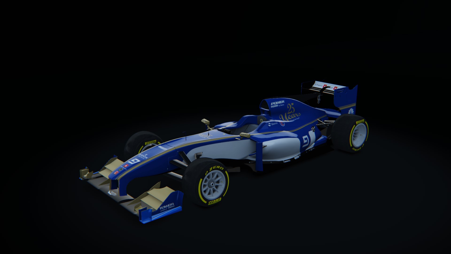 Lotus Exos 125, skin Sauber_C36_ericsson