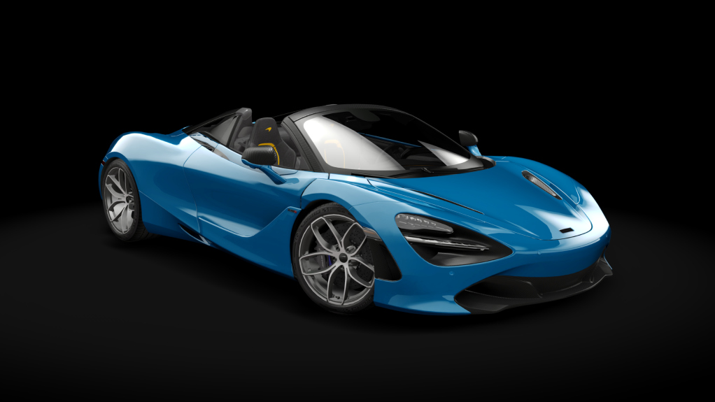 McLaren 720S Spider, skin Blue