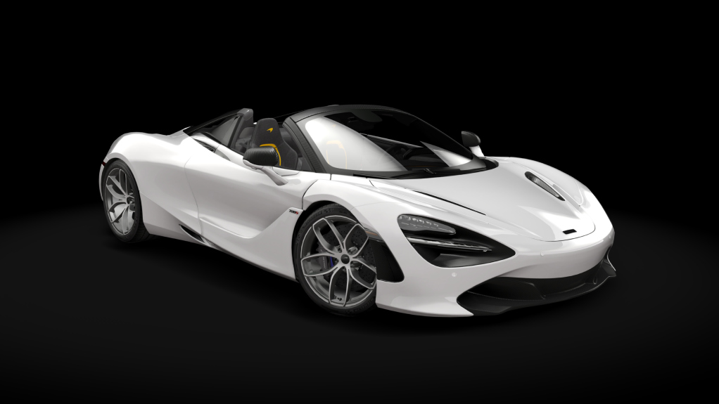 McLaren 720S Spider, skin White