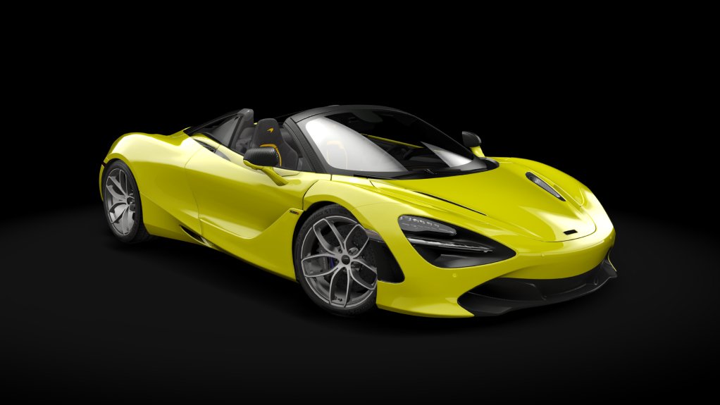 McLaren 720S Spider, skin Yellow