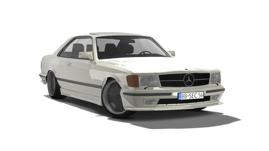 !Mercedes-Benz 560SEC AMG 6.0, skin Diamond_White