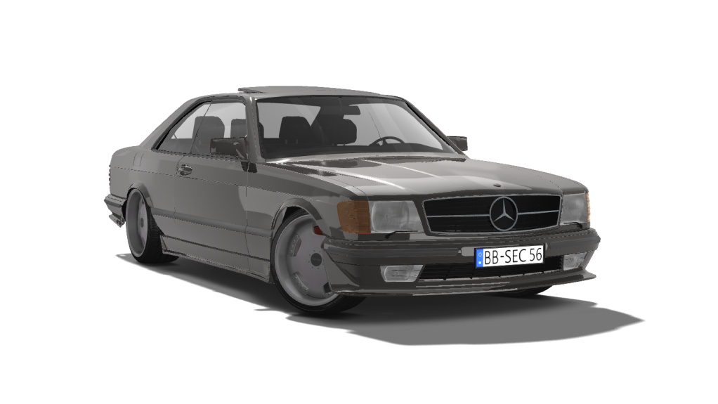 !Mercedes-Benz 560SEC AMG 6.0, skin GunMetal_Grey