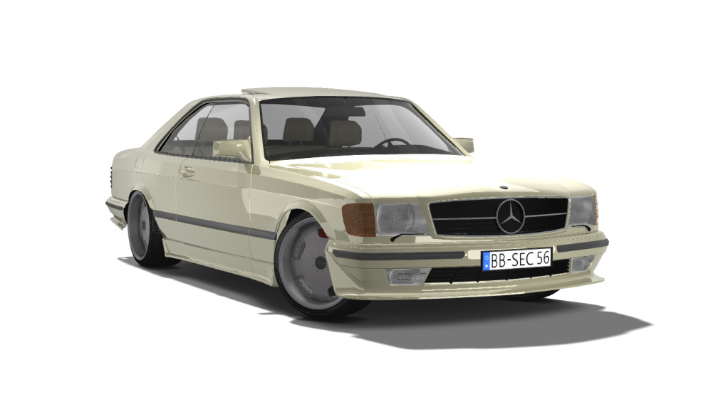 !Mercedes-Benz 560SEC AMG 6.0, skin Pearl_White