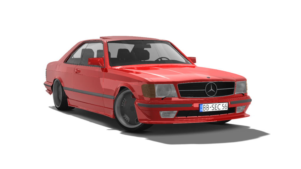 !Mercedes-Benz 560SEC AMG 6.0, skin Red