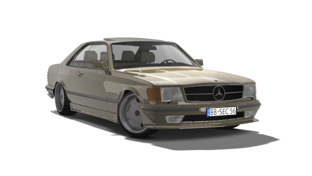 !Mercedes-Benz 560SEC AMG 6.0, skin Sand_Brown