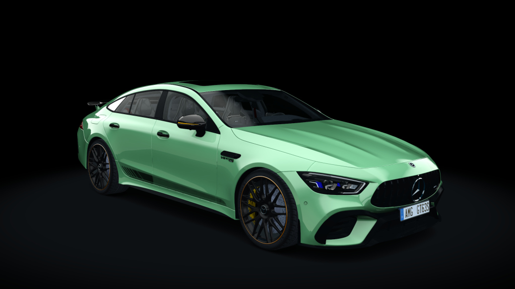 Mercedes-AMG GT63s Updated, skin lightgreen