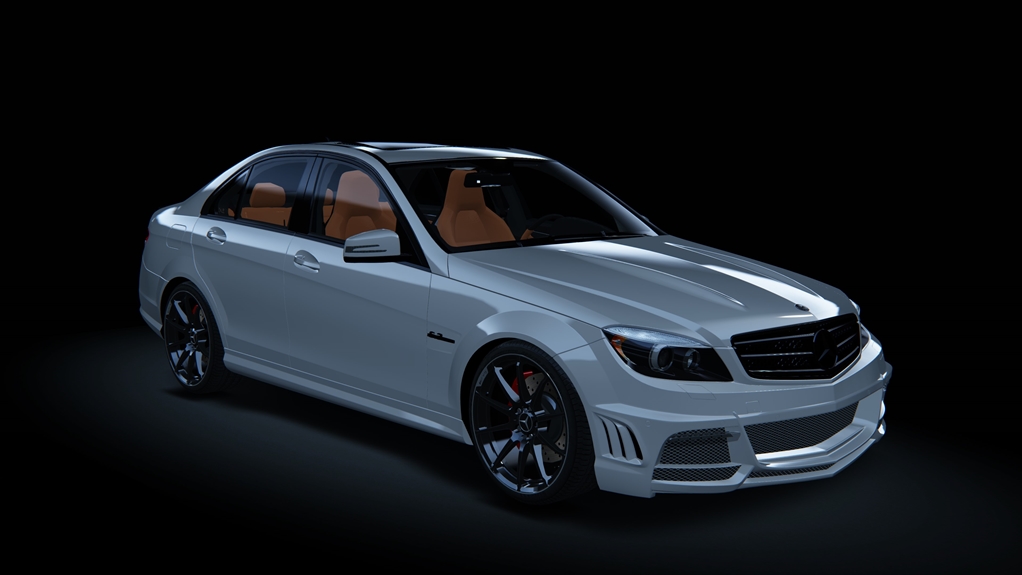 Mercedes-Benz C63 AMG, skin Dark_Silver