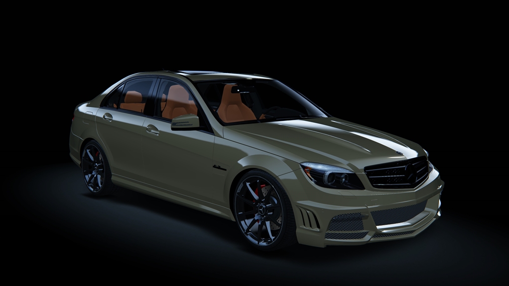 Mercedes-Benz C63 AMG, skin Sand_Brown