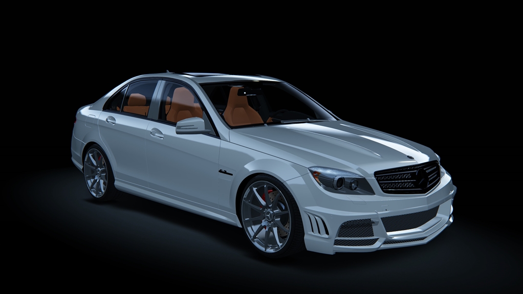 Mercedes-Benz C63 AMG, skin Silver_2