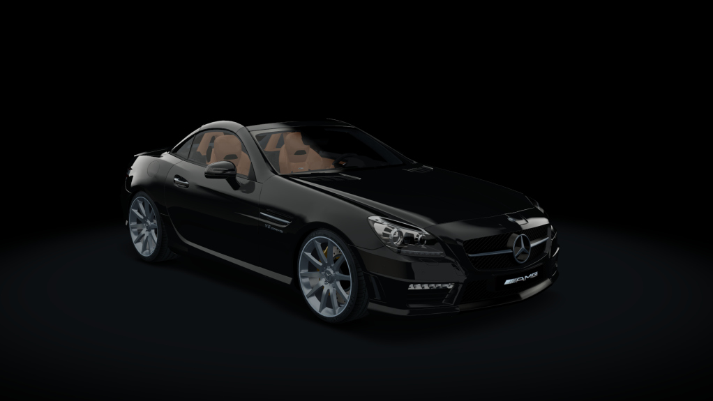 Mercedes-Benz SLK55 AMG, skin Black_Brown