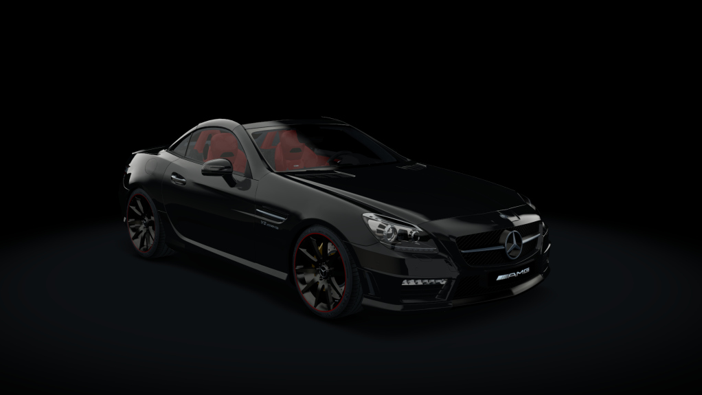 Mercedes-Benz SLK55 AMG, skin Black_Red