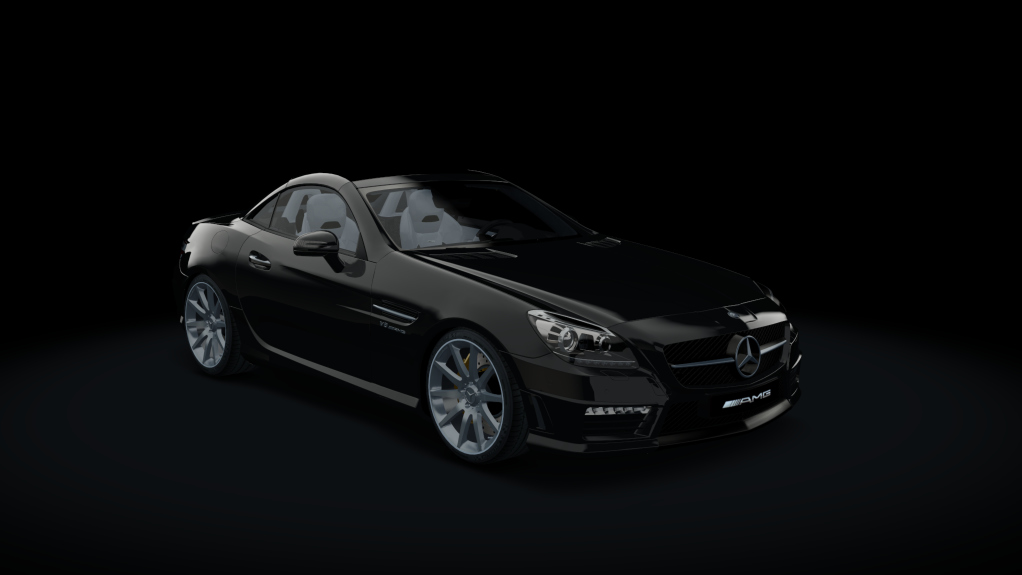 Mercedes-Benz SLK55 AMG, skin Black_White