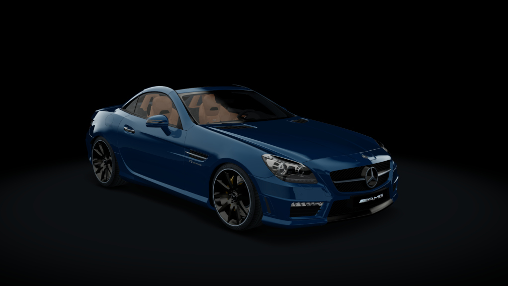 Mercedes-Benz SLK55 AMG, skin Blue