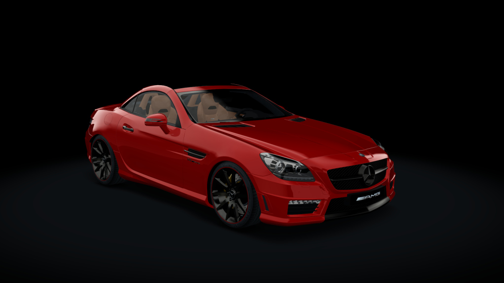 Mercedes-Benz SLK55 AMG, skin Hot_Red_2