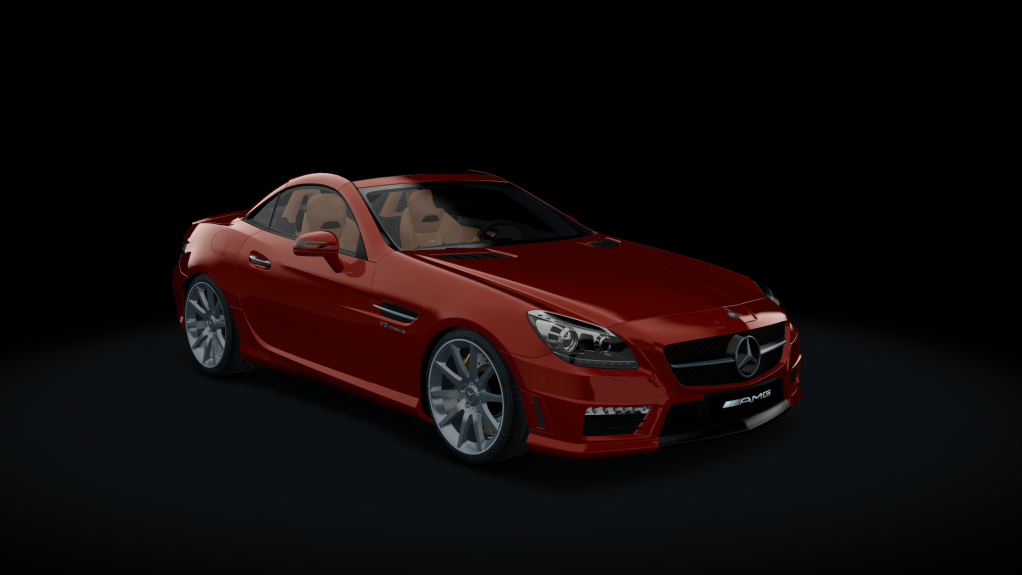 Mercedes-Benz SLK55 AMG, skin Red