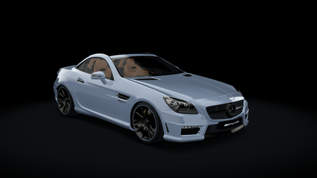 Mercedes-Benz SLK55 AMG, skin Silver