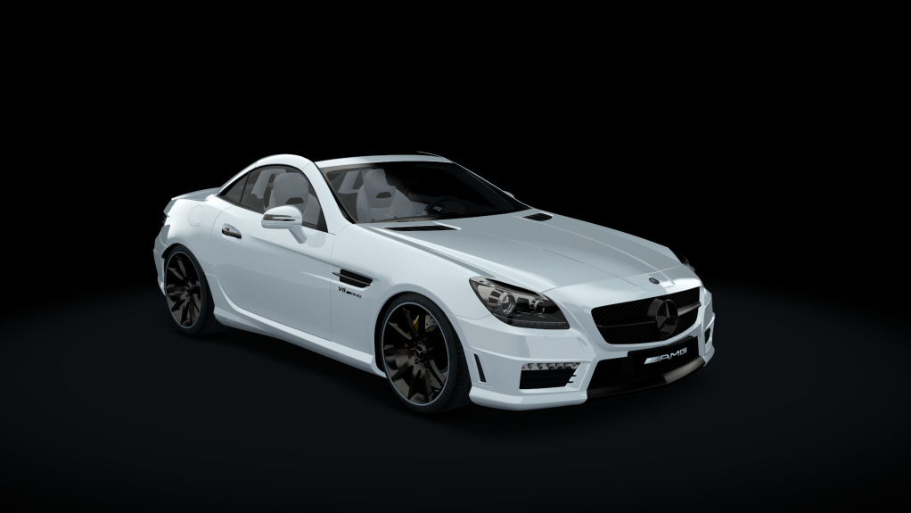 Mercedes-Benz SLK55 AMG, skin White