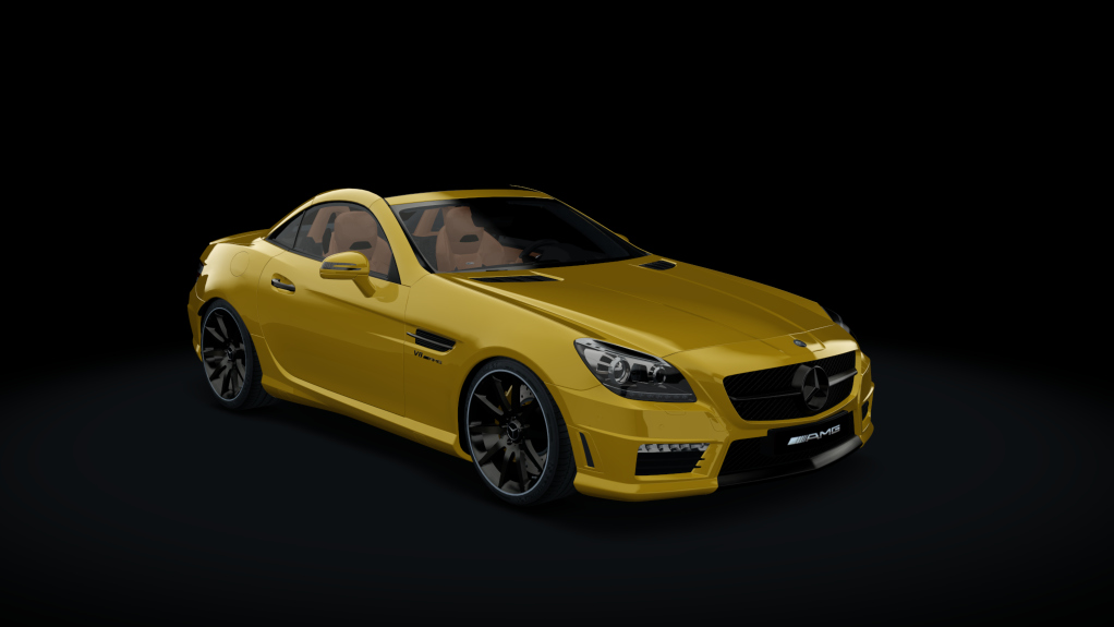 Mercedes-Benz SLK55 AMG, skin Yellow