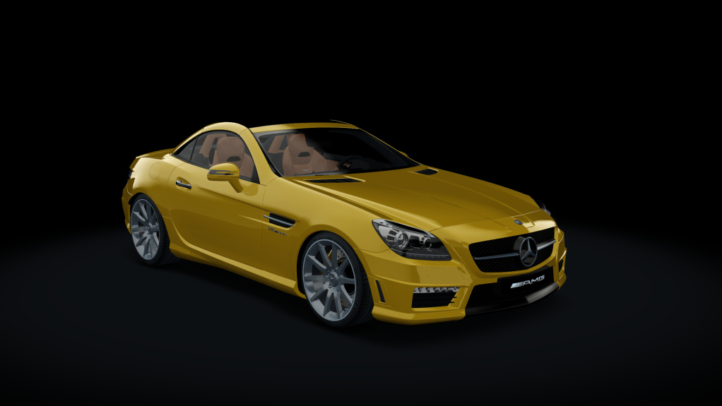 Mercedes-Benz SLK55 AMG, skin Yellow_2