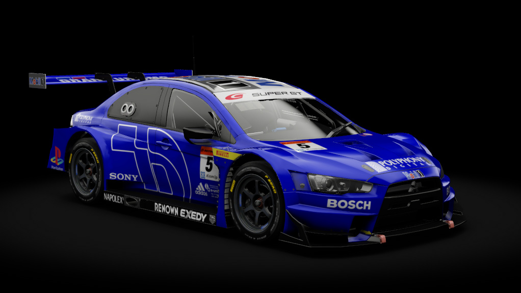 Mitsubishi Lancer EVO GT500, skin granturismo