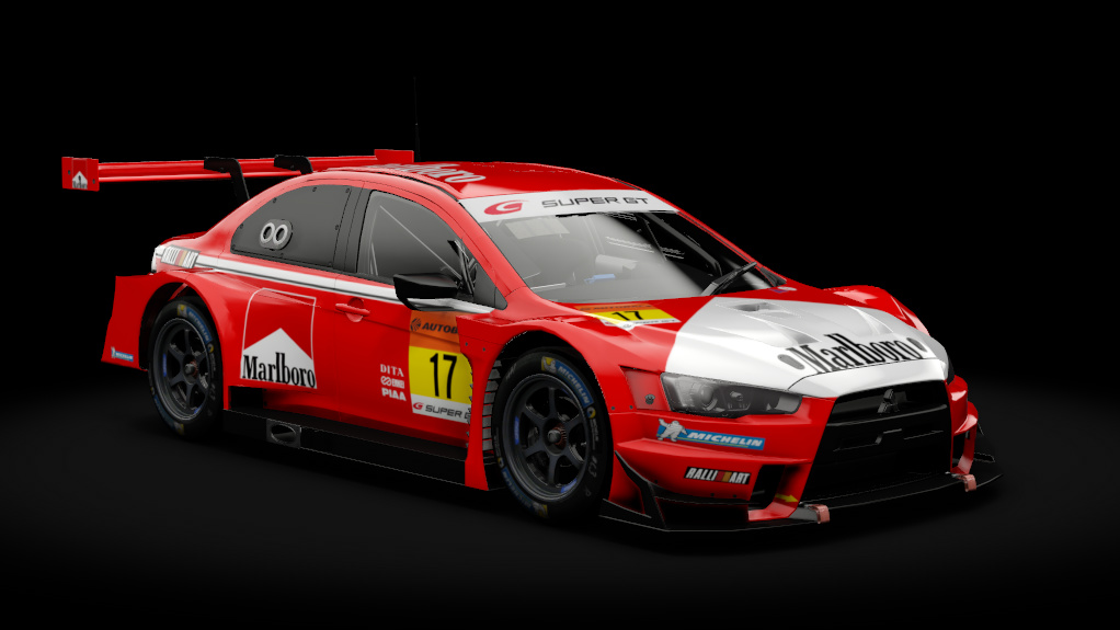 Mitsubishi Lancer EVO GT500, skin marlboro