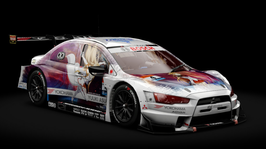 Mitsubishi Lancer EVO GT500, skin yuki_asuna