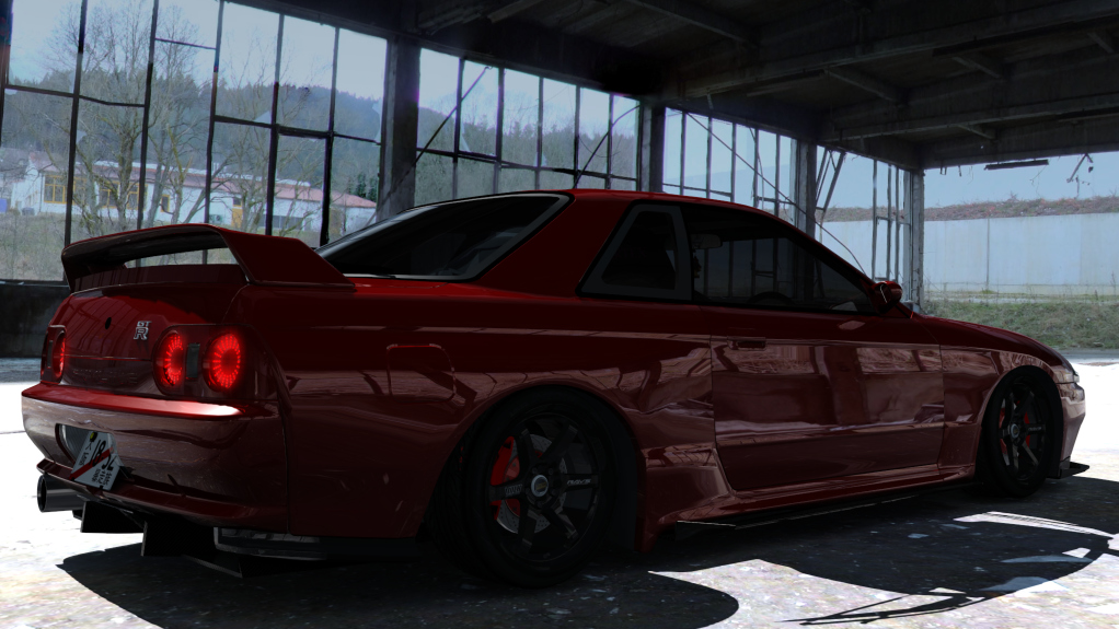 Nissan Skyline GTR R32  hellspec, skin Red