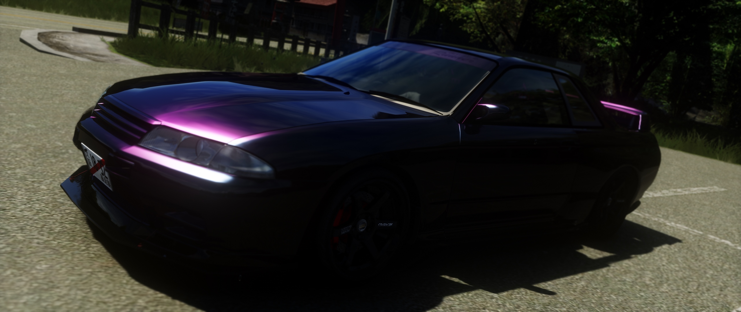 Nissan Skyline GTR R32  hellspec, skin dark midnight purple