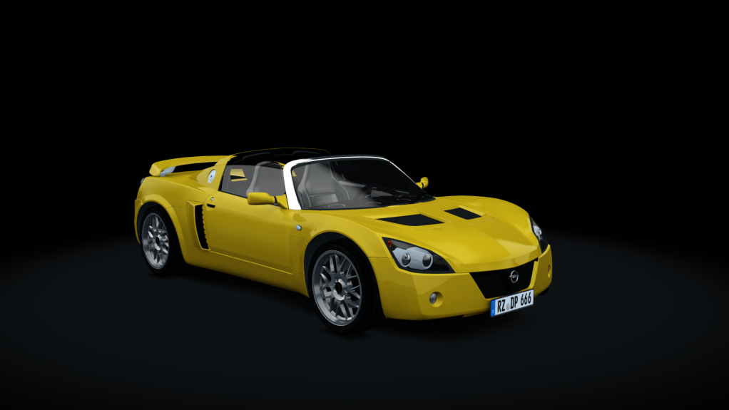 Opel Speedster, skin curcuma