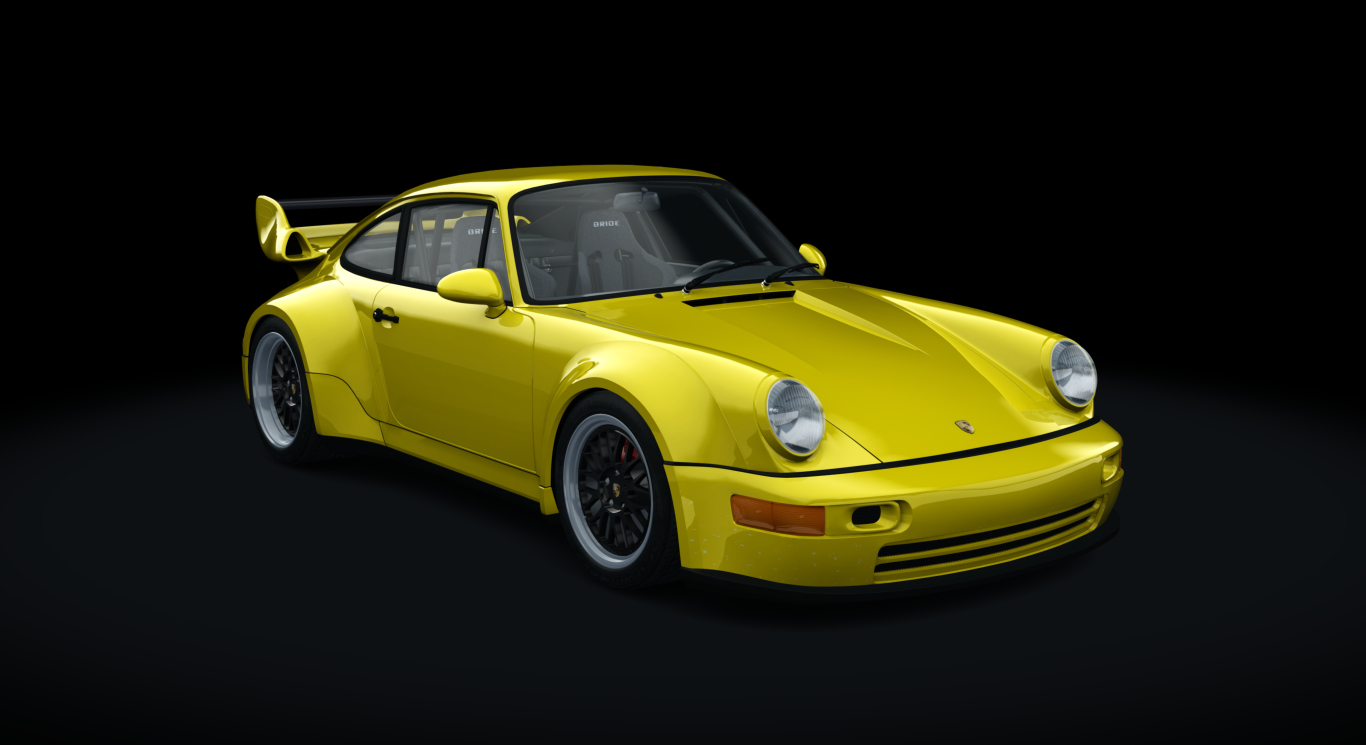 Porsche 911 (964) Turbo RWB 1991 Tuned, skin 06_speed_yellow