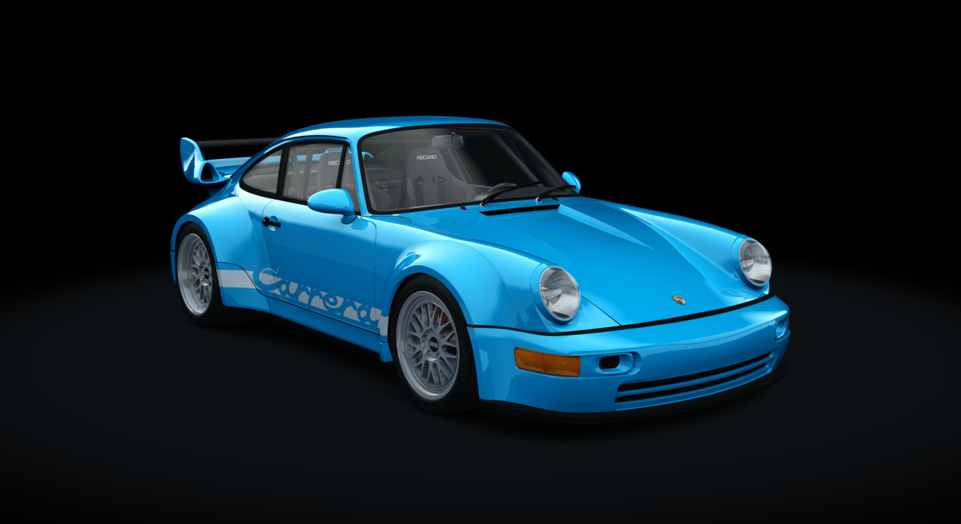 Porsche 911 (964) Turbo RWB 1991 Tuned, skin 09_turquoise