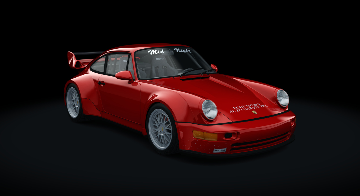 Porsche 911 (964) Turbo RWB 1991 Tuned, skin 14_cherry_red