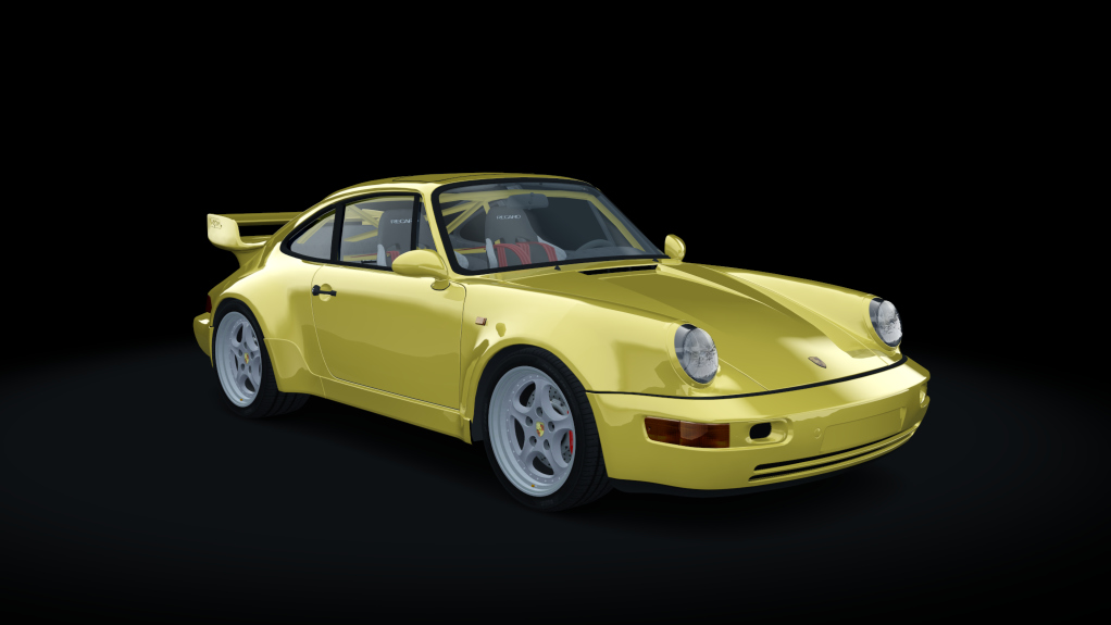 Porsche 964 3.8 RS, skin yellow_speed