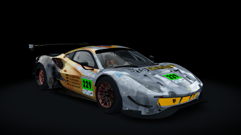 Ferrari 488 EVO IMSA (RSRC), skin 229_WEM_2020