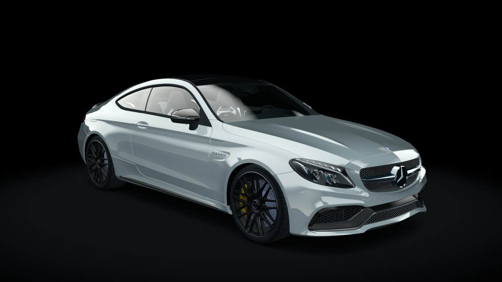 Mercedes-AMG C63 S Coupe, skin White_designo