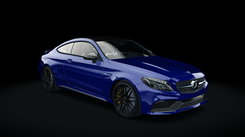 Mercedes-AMG C63 S Coupe, skin blue_brilliant