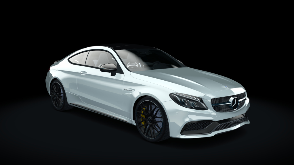 Mercedes-AMG C63 S Coupe, skin white_standart