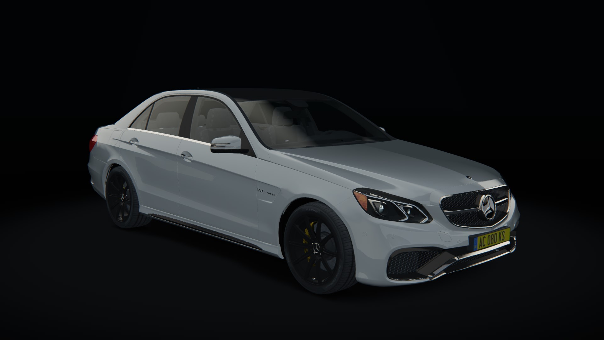 Mercedes-Benz E63 AMG 4MATIC, skin Mystic_White_designo