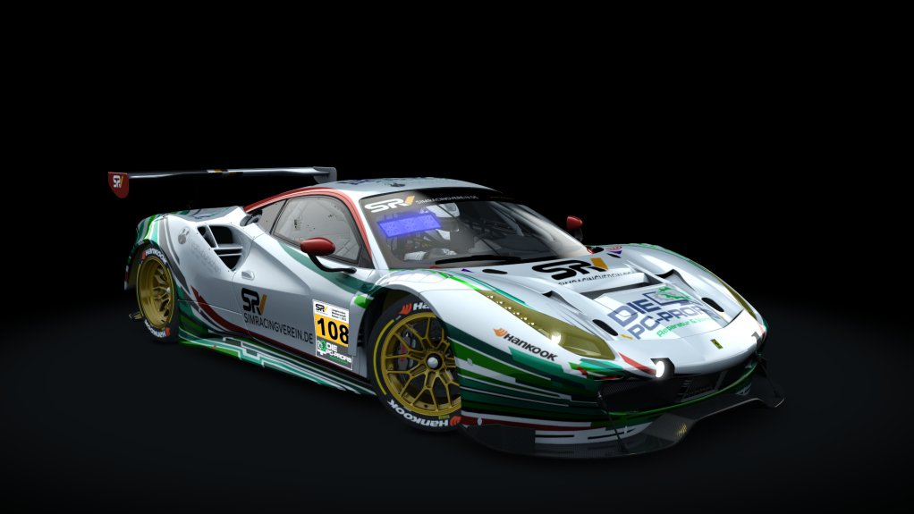 SLM Ferrari 488 GT3, skin SLM_108_2022