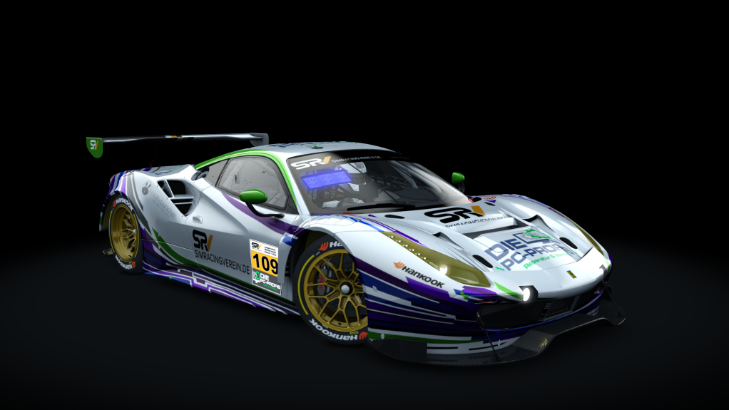 SLM Ferrari 488 GT3, skin SLM_109_2022