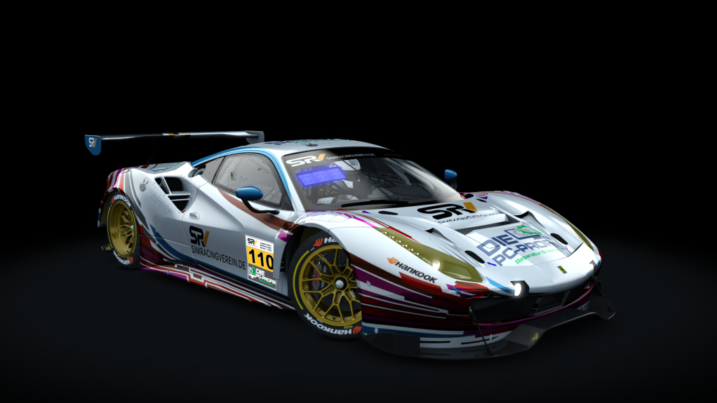 SLM Ferrari 488 GT3, skin SLM_110_2022