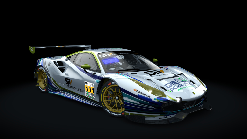 SLM Ferrari 488 GT3, skin SLM_111_2022