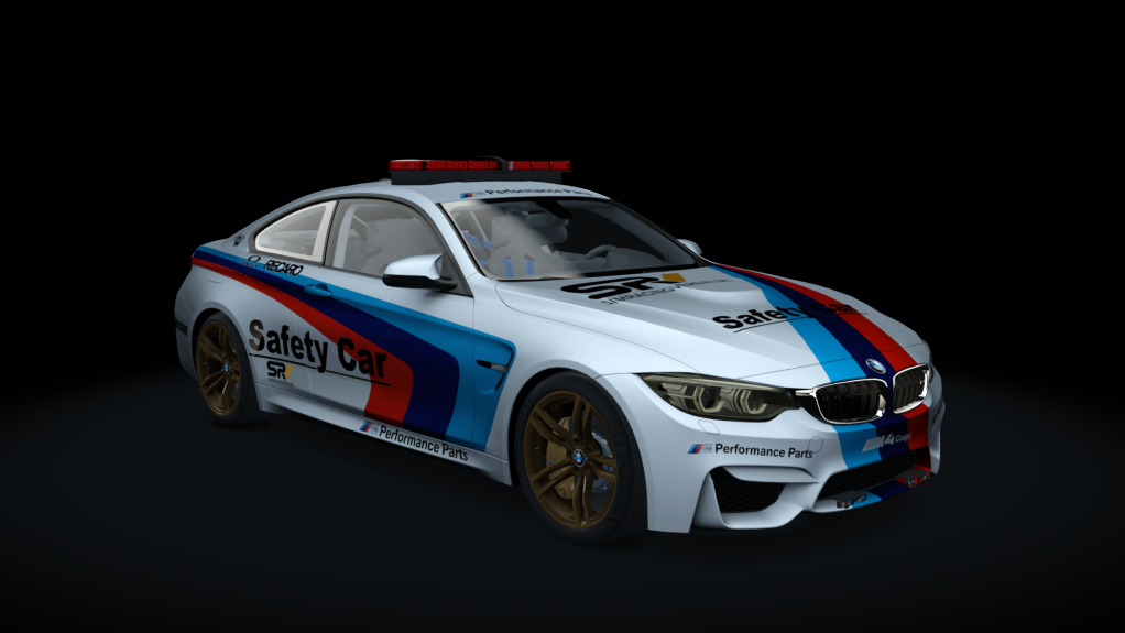 SRV BMW M4  Safety Car, skin srv_sc_dtm_hell