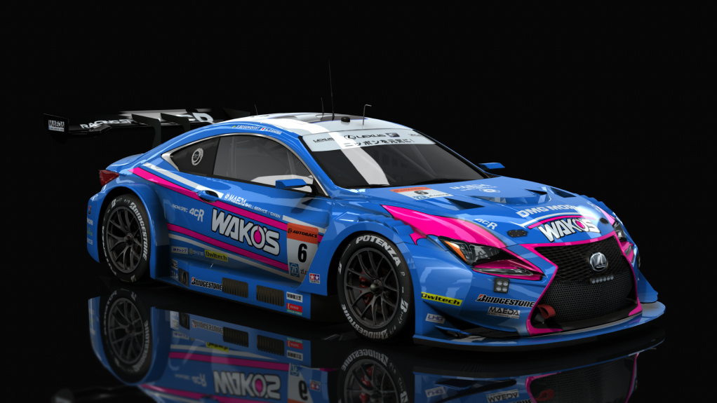 SRV Lexus RC F GT500, skin 2018 Wakos 6